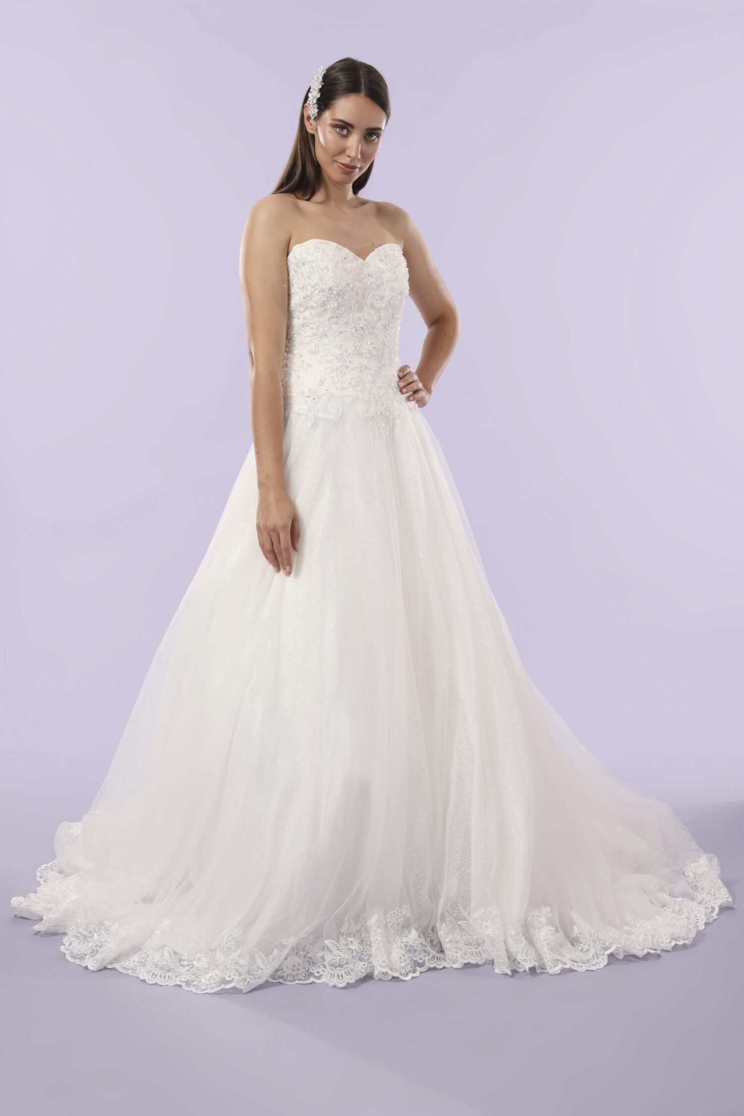 Aston - A romantic floaty tulle & lace A-Line